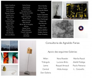 Alguns dos artistas Brasileiros contemporâneos e galerias participantes